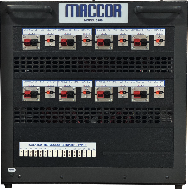 Maccor Series 6200H Desktop Battery Tester — 8-channel double-wide cabinet