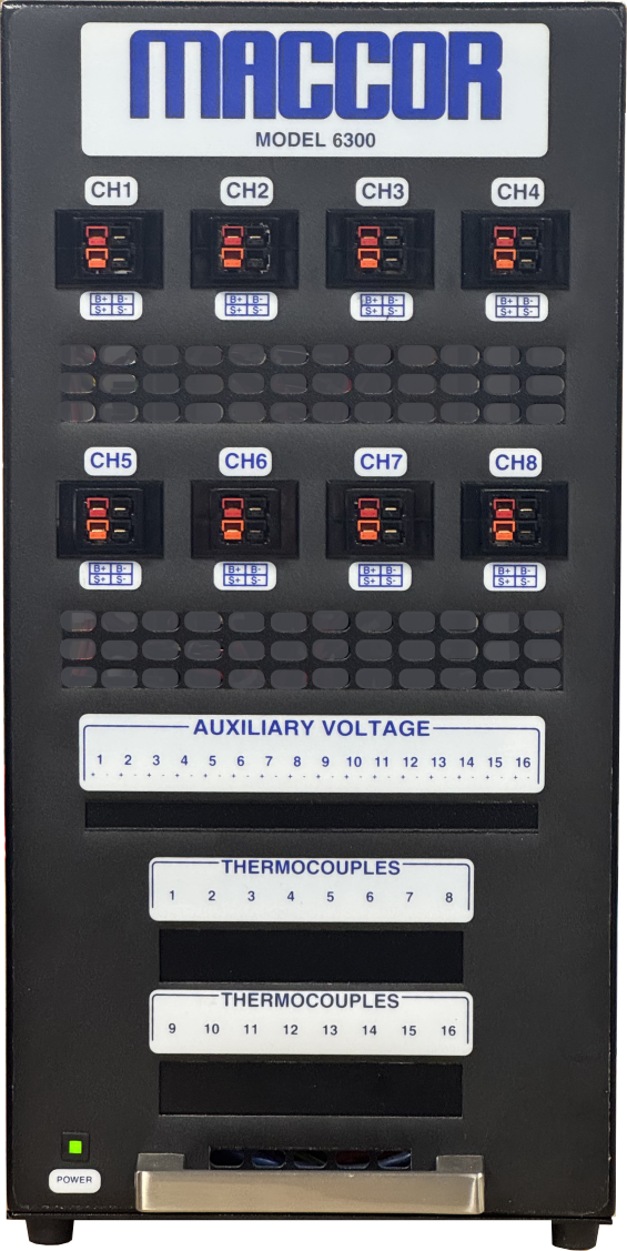Maccor Series 6300 Desktop Battery Tester — 8-channel double-wide cabinet